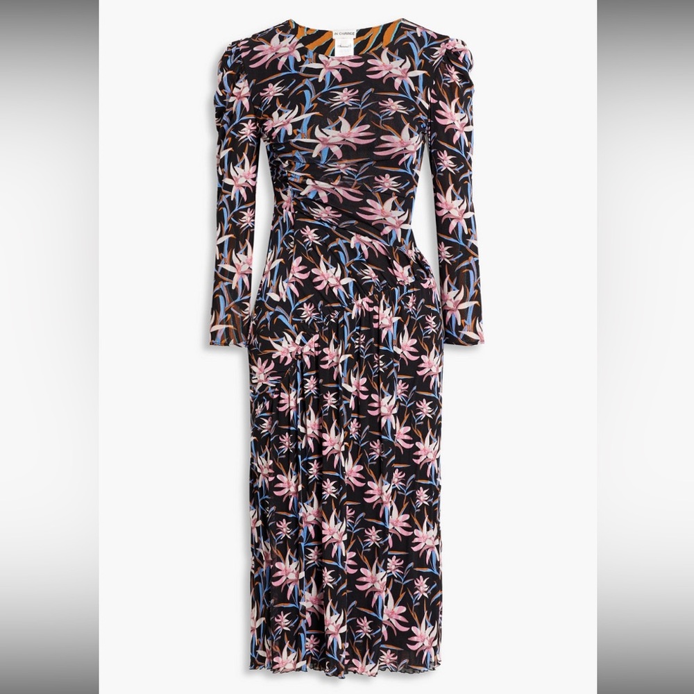 NEW DIANE VON FURSTENBERG SIZE XXS BEAUTIFUL DRESS. TWO SIDES.